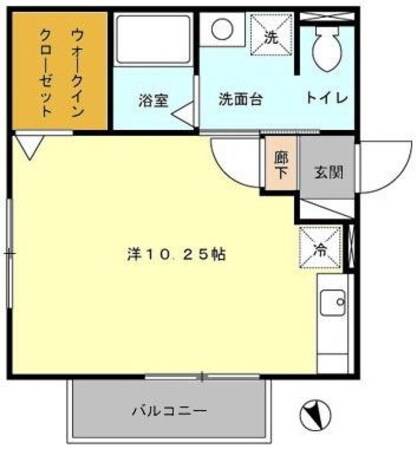 グランドソレーユA棟の物件間取画像